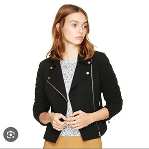 Aritzia Wilfred Montesson Moto Jacket 00 black